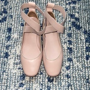 SUNDANCE Blush Pink Leather Everyday Ballet Flats Size 38/ 7 1/2